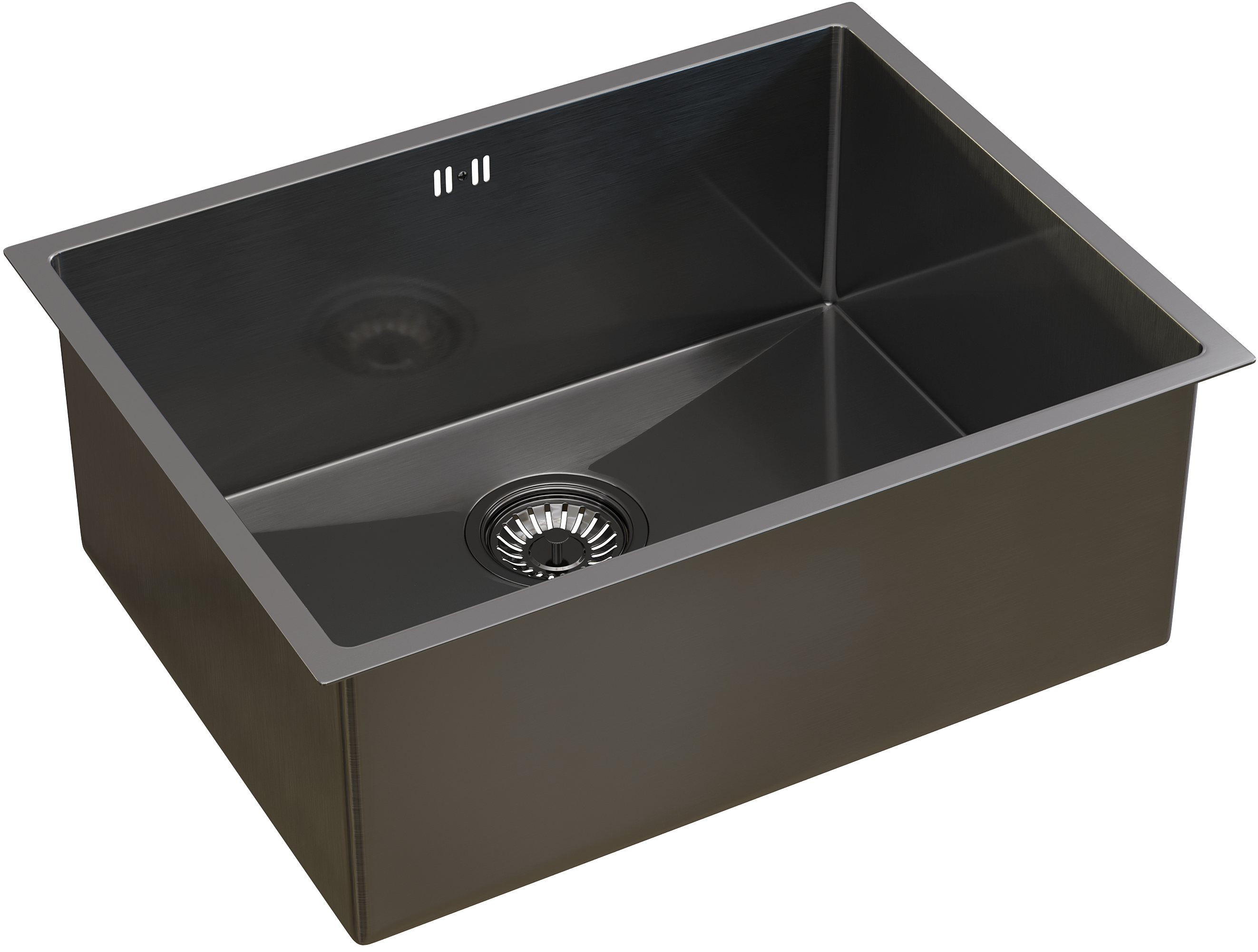 Мойка кухонная Domaci Равенна DMG5844 вороненая сталь