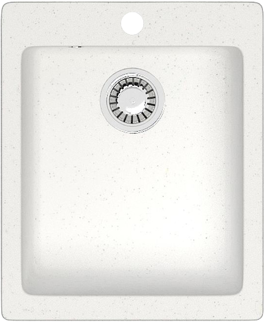 Мойка кухонная ZETT lab. T008Q001 белый лед