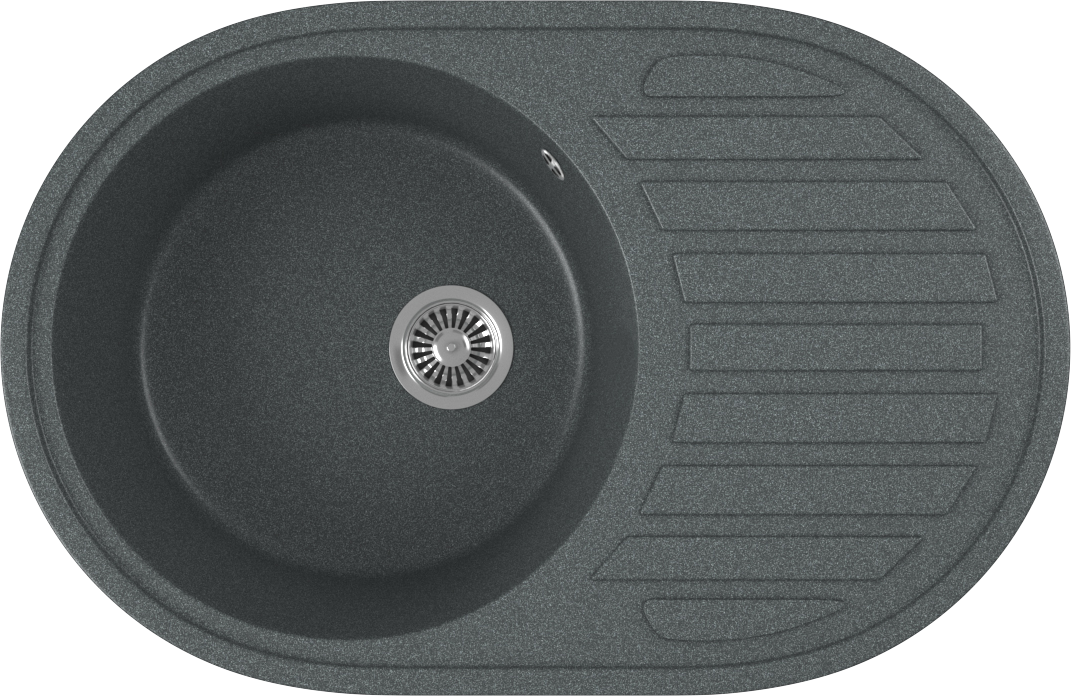 Мойка кухонная Domaci Бьелла DMC-18L-343 антрацит