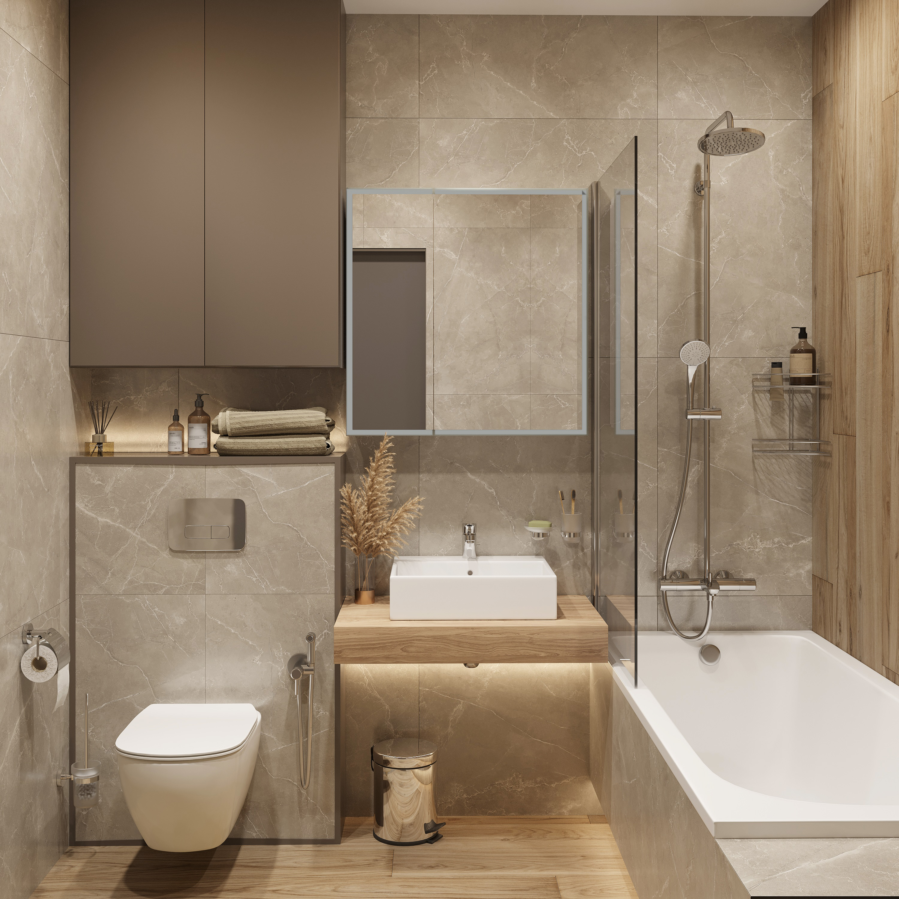 Мусорное ведро DEKOR BANYO Waste Bins 6011 02 02, 5 л купить в Тамбове