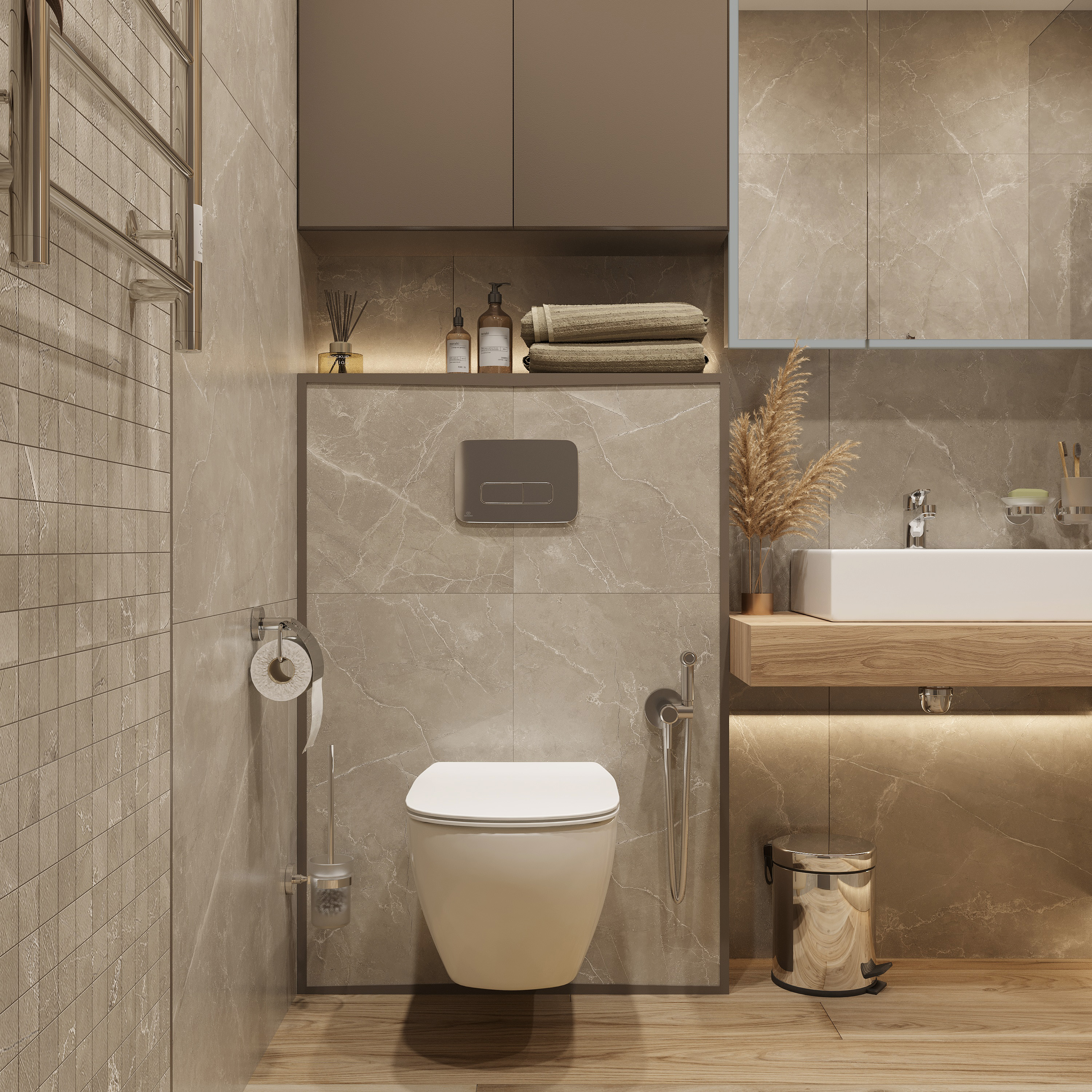 Мусорное ведро DEKOR BANYO Waste Bins 6011 02 02, 5 л купить в Тамбове