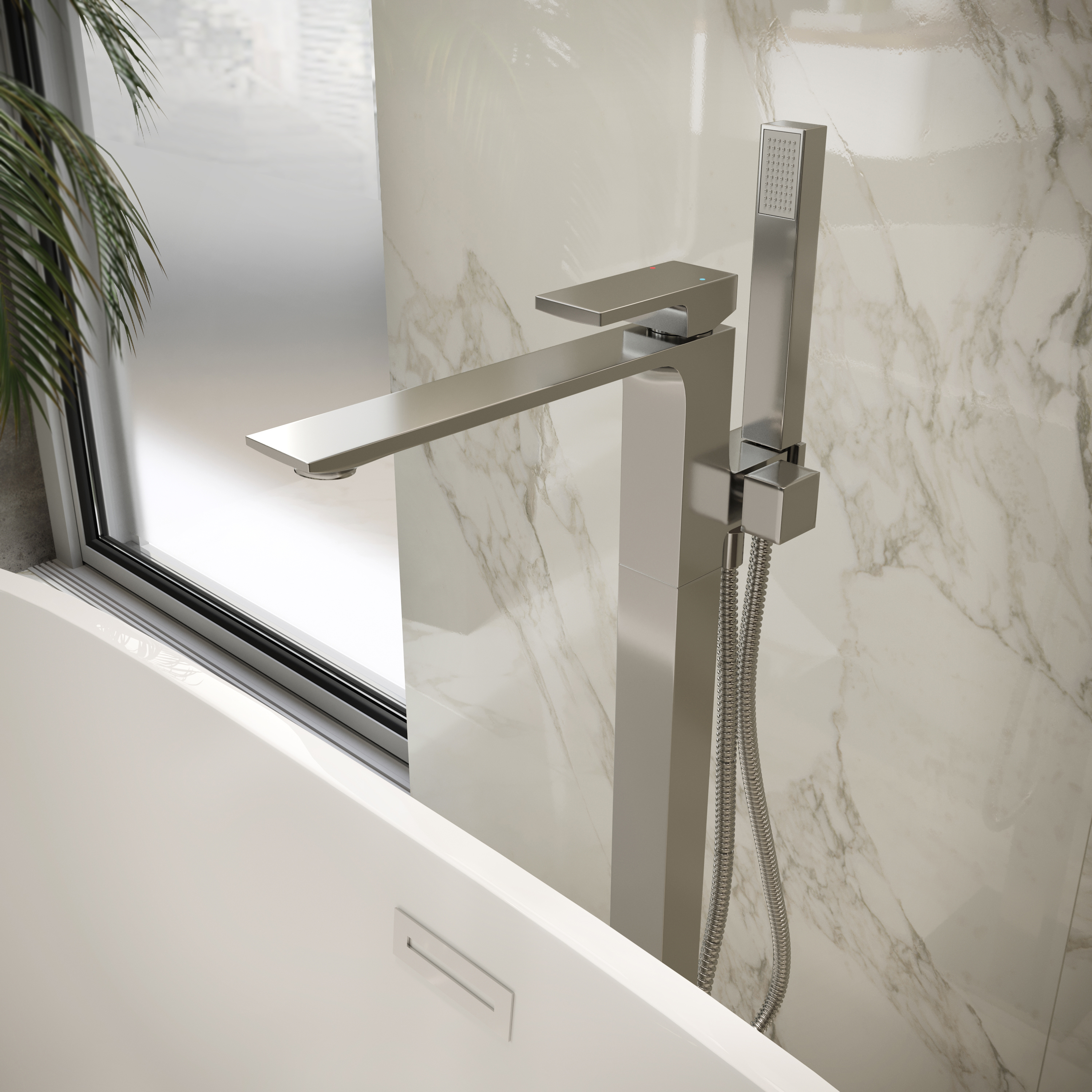 Напольный смеситель для ванны с душем STWORKI Карлстад купить в Тамбове