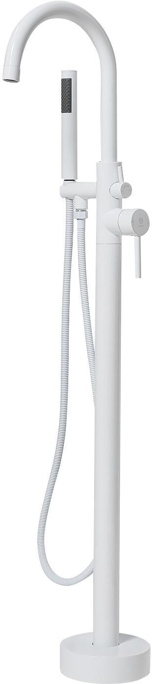 Напольный смеситель для ванны с душем STWORKI Эстерсунд белый купить в Тамбове