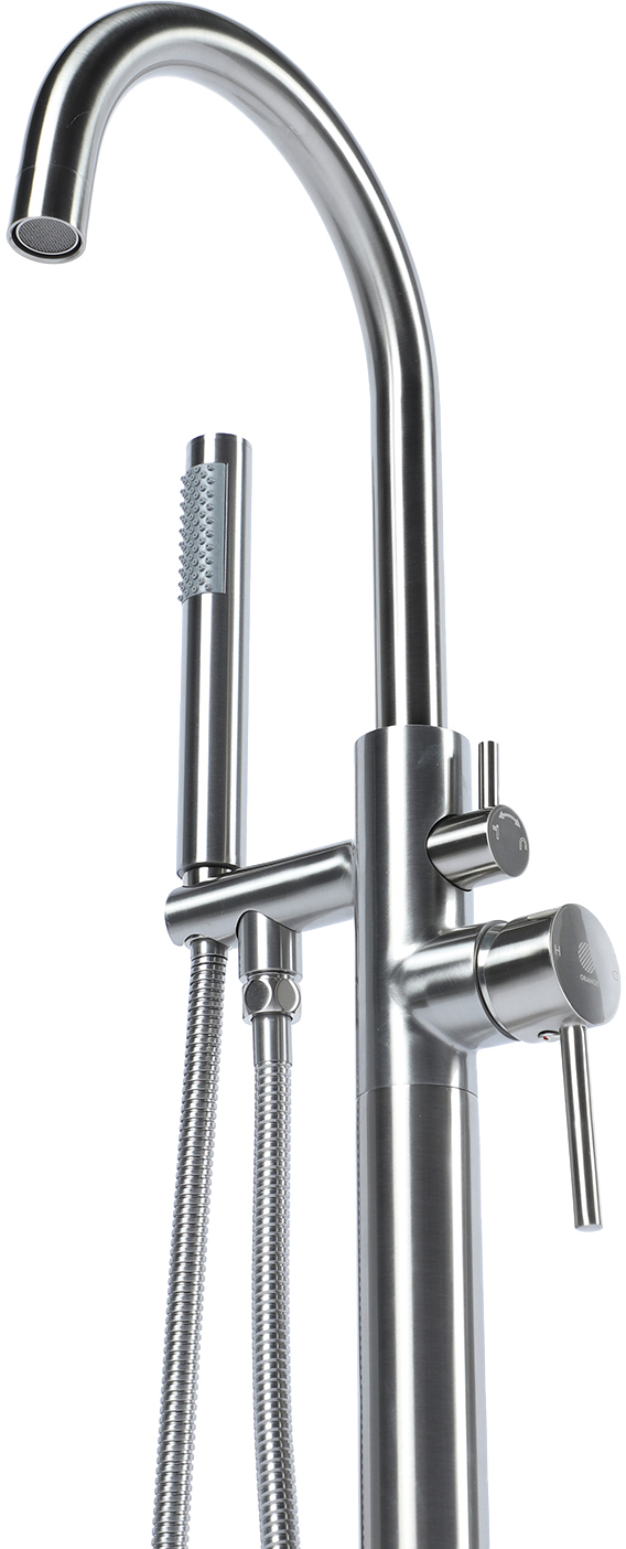 Напольный смеситель для ванны с душем STWORKI Эстерсунд ES-06ni купить в Тамбове