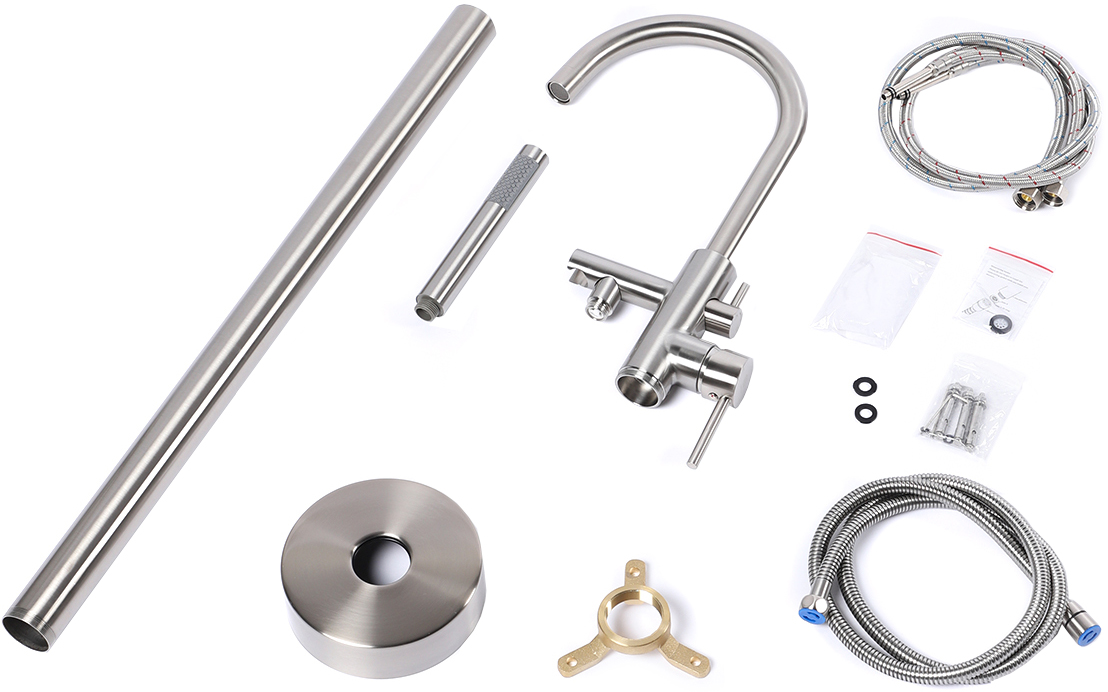 Напольный смеситель для ванны с душем STWORKI Эстерсунд ES-06ni купить в Тамбове