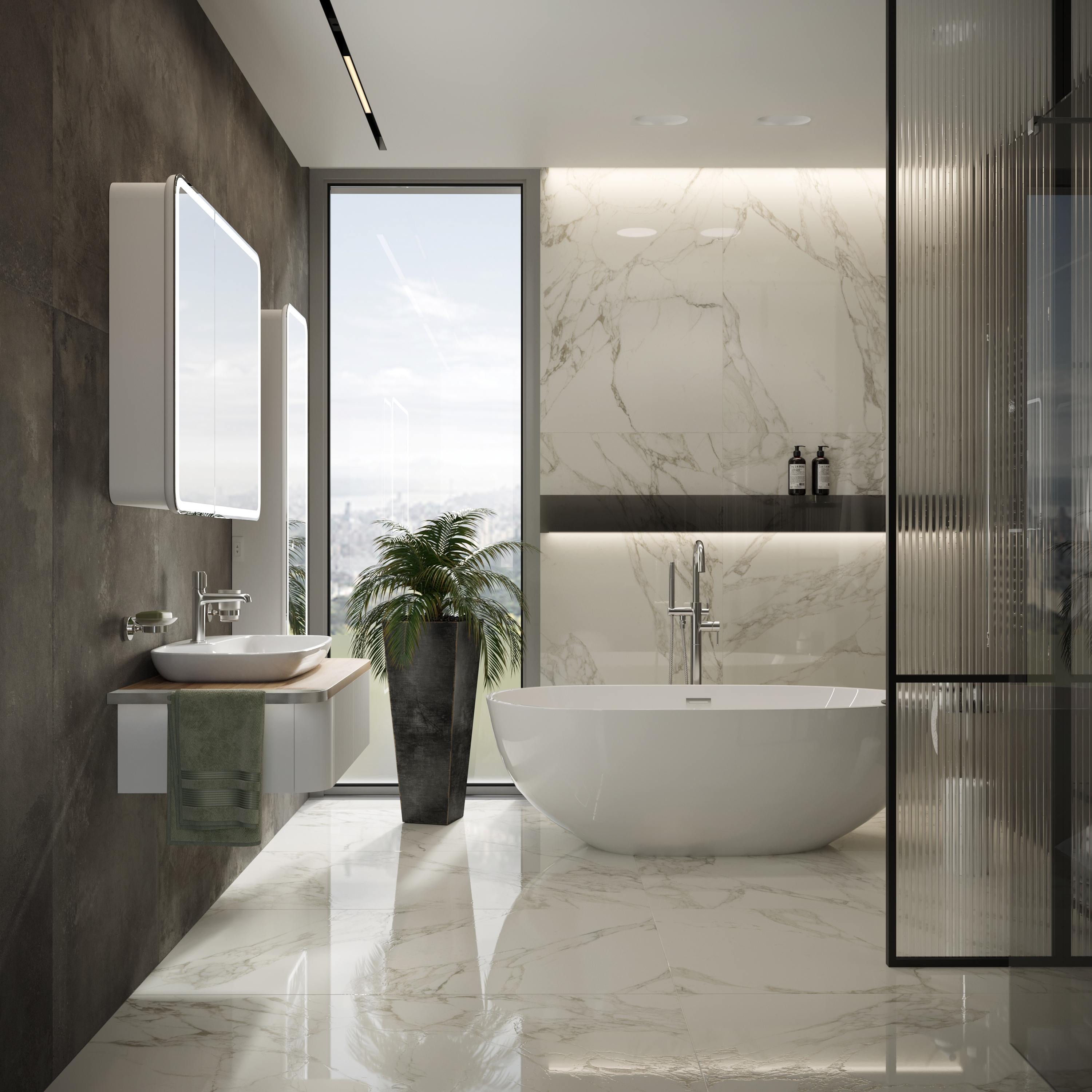 Напольный смеситель для ванны с душем STWORKI Эстерсунд хром купить в Тамбове