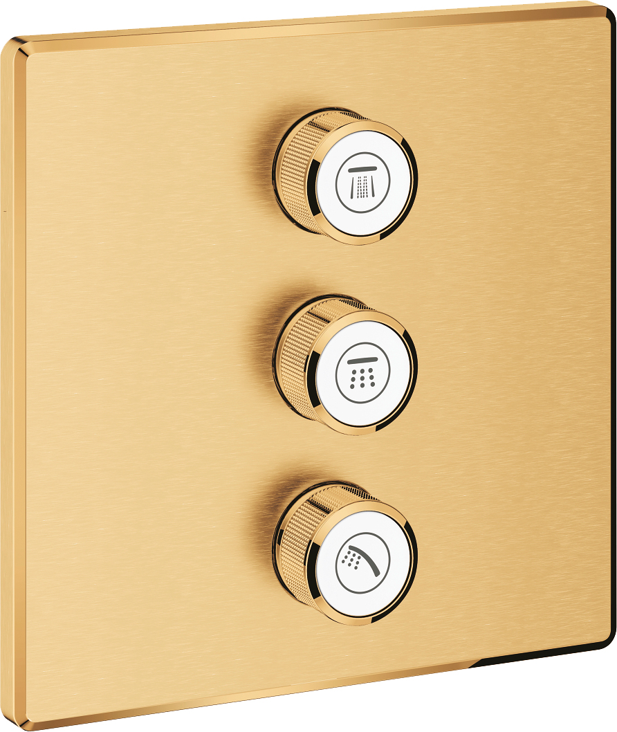 Переключатель потоков Grohe Grohtherm SmartControl 29127GN0 на три потребителя, холодный рассвет