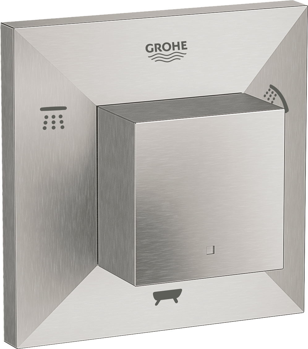 Переключатель потоков Grohe Allure Brilliant 19798DC0 на три потребителя, суперсталь