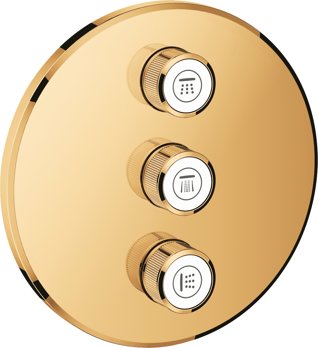 Переключатель потоков Grohe Grohtherm SmartControl 29122GL0 на три потребителя, холодный рассвет
