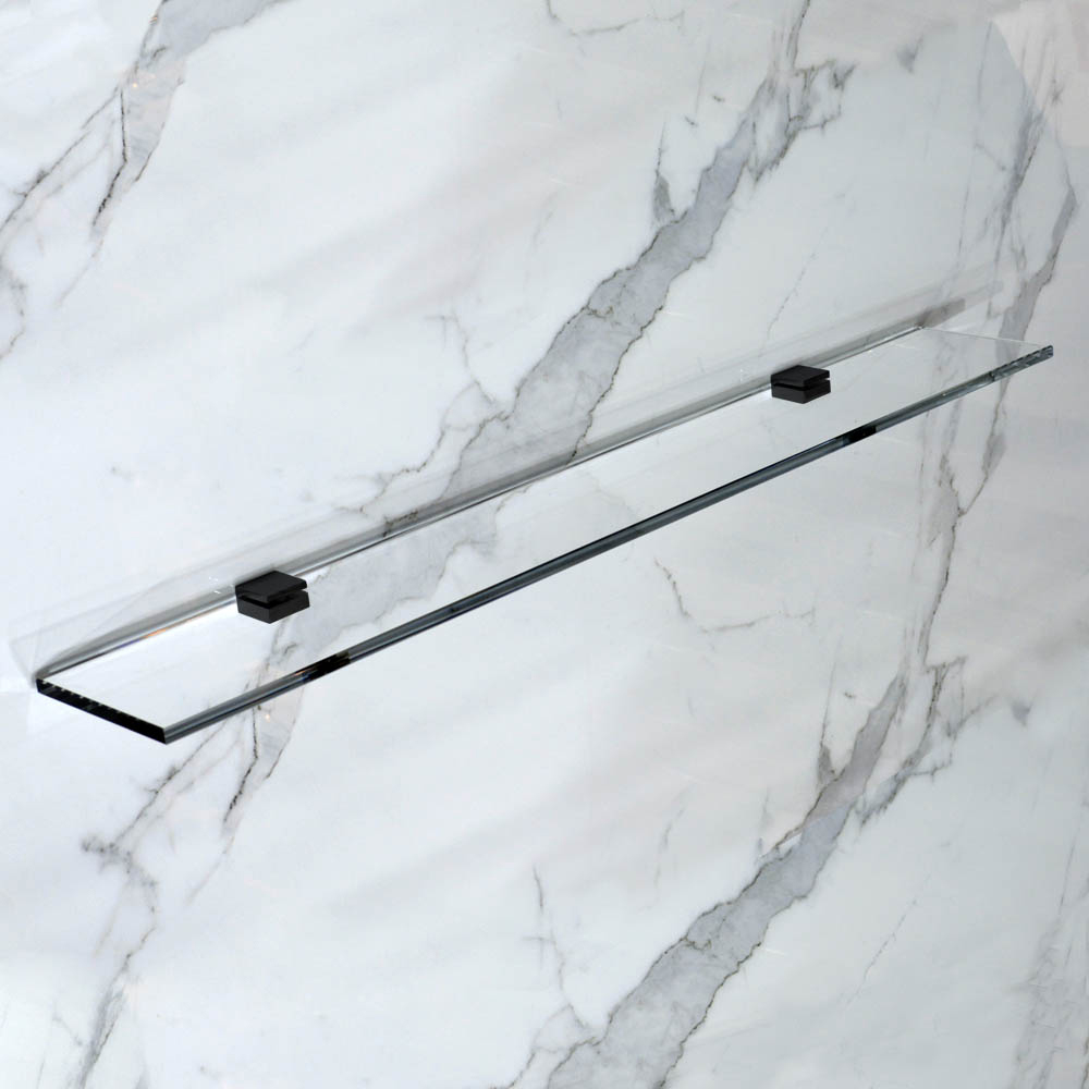Полка STWORKI Glass Shelf 90 полкодержатели черные купить в Тамбове
