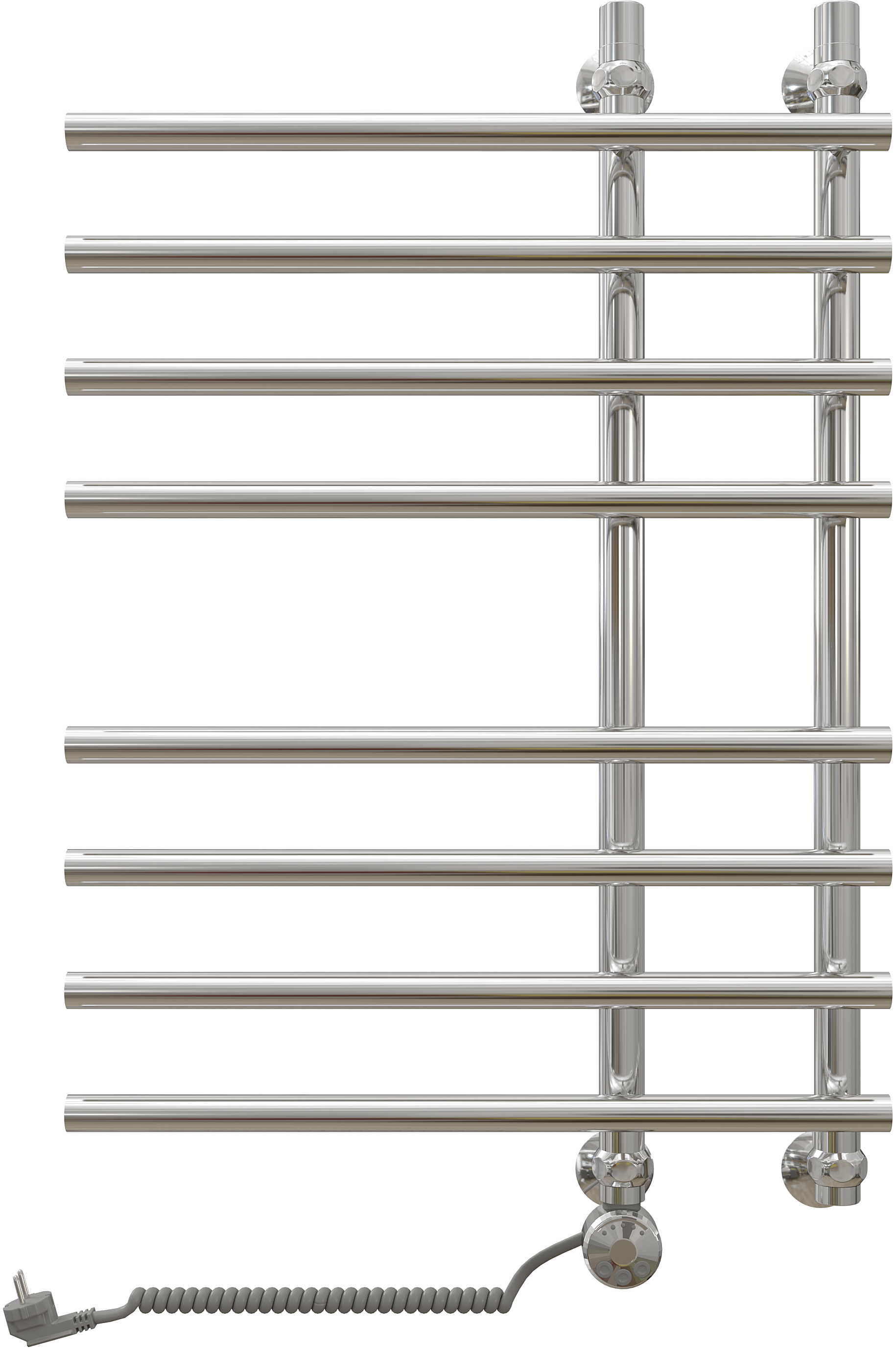 Полотенцесушитель электрический EWRIKA Медея LT 80х55 R, хром
