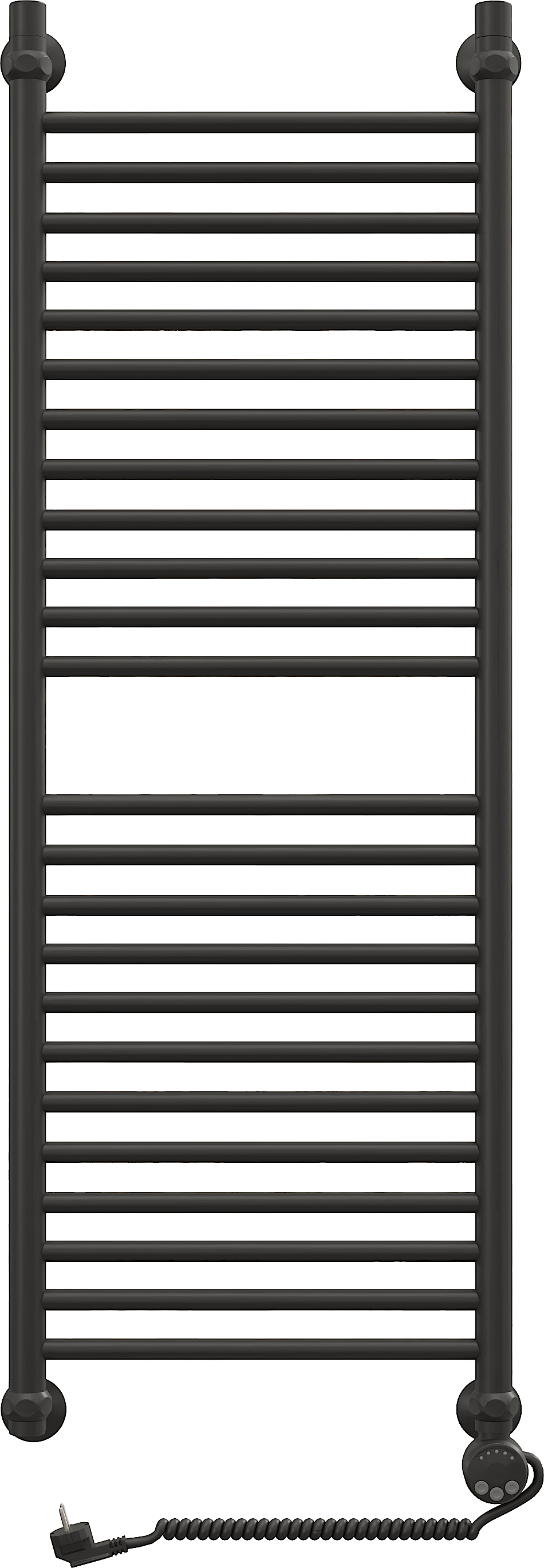 Полотенцесушитель электрический EWRIKA Медея S 120х40, R, черный матовый