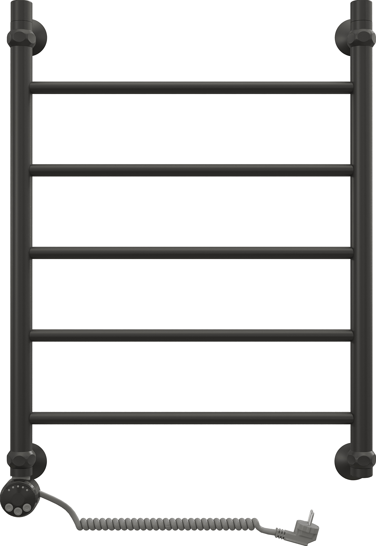 Полотенцесушитель электрический EWRIKA Сафо P 70х50 L, черный матовый