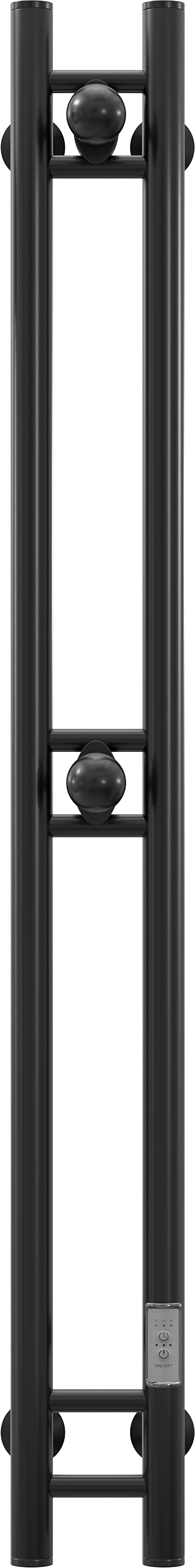 Полотенцесушитель электрический EWRIKA Пенелопа Х2 120х10, черный