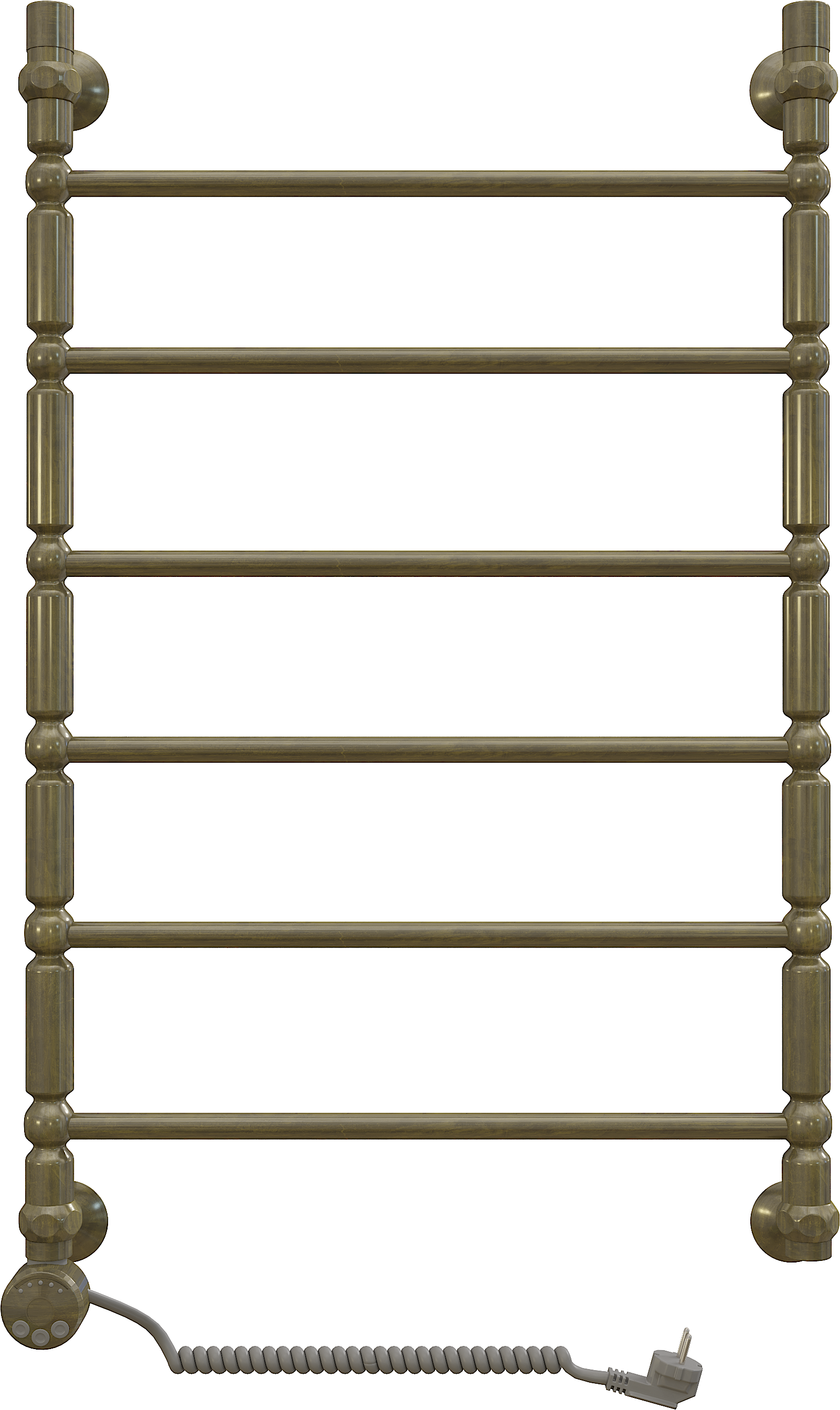 Полотенцесушитель электрический EWRIKA Медея B2 80х50 L, состаренная бронза