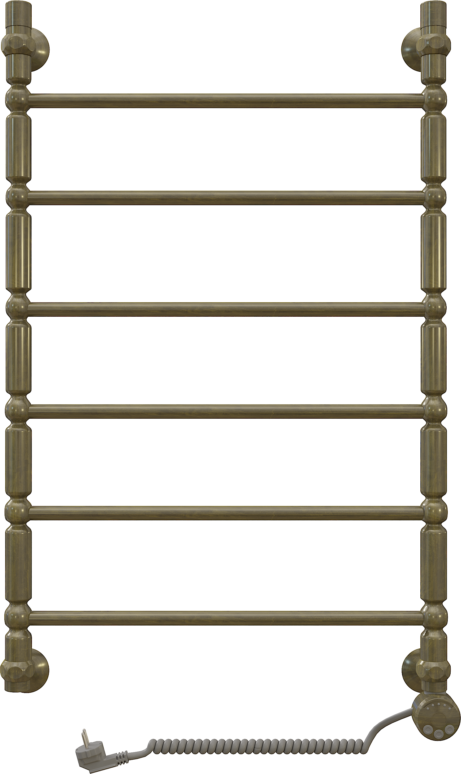 Полотенцесушитель электрический EWRIKA Медея B2 80х50 R, состаренная бронза