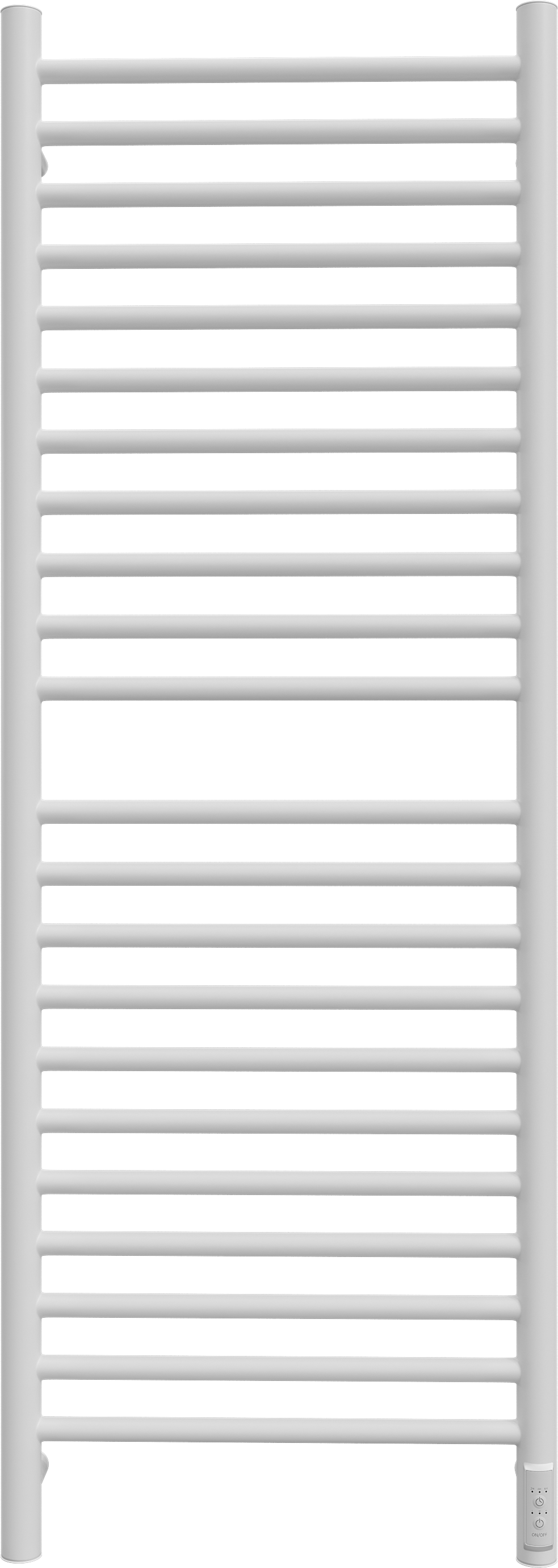 Полотенцесушитель электрический EWRIKA Медея S 120x40 см, подключение справа, слева, матовый белый, лесенка, из стали