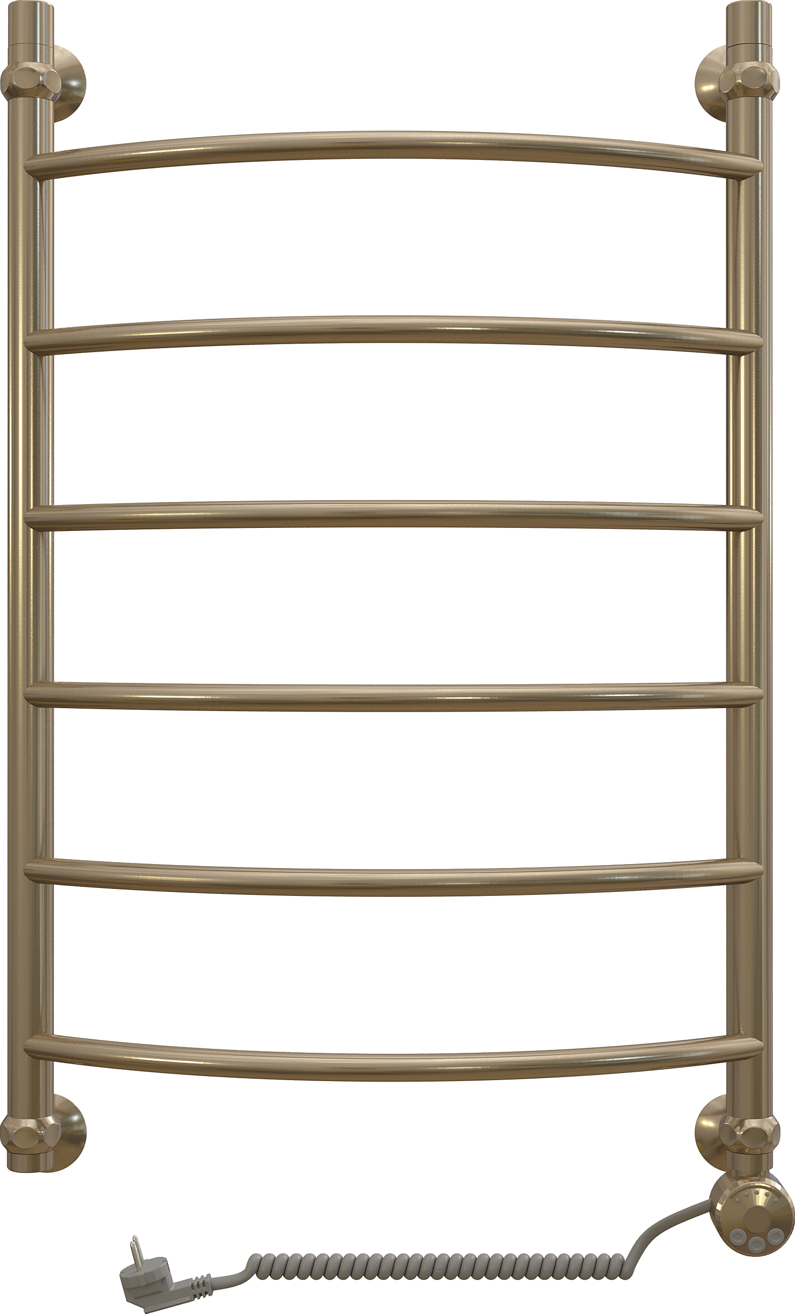 Полотенцесушитель электрический EWRIKA Сафо D 80х50 R, состаренная бронза