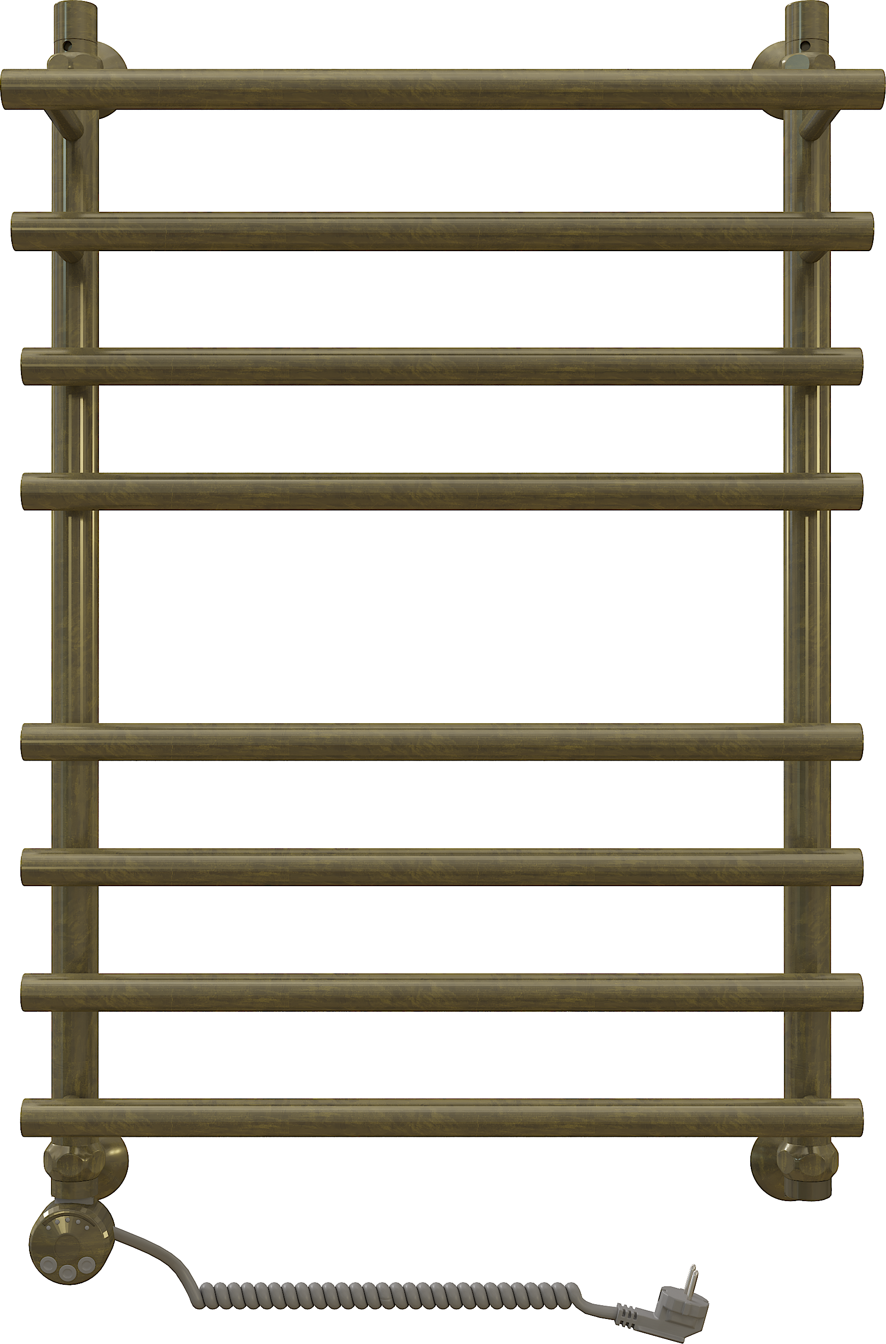 Полотенцесушитель электрический EWRIKA Медея Pr 80х50 L, состаренная бронза