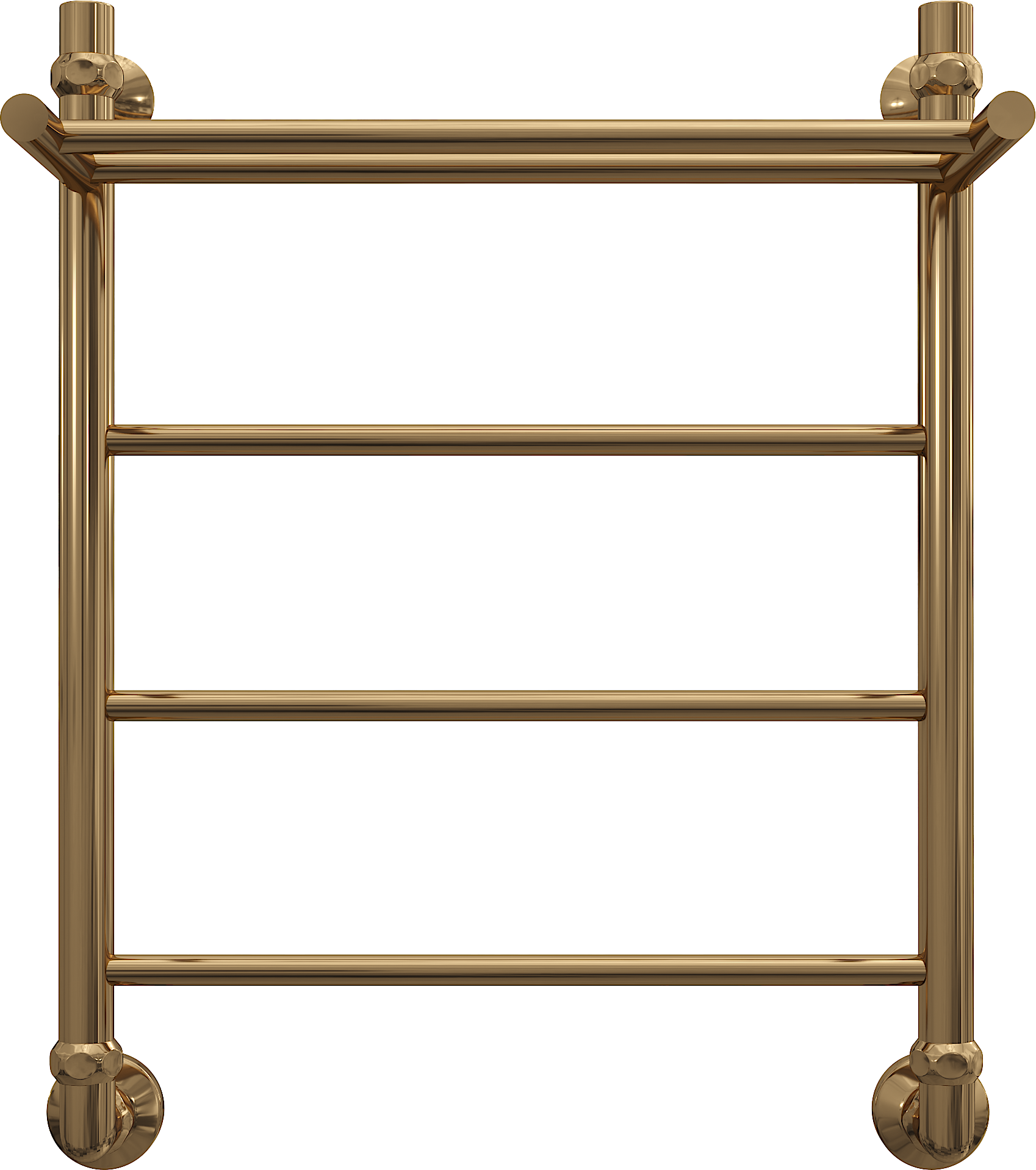 Полотенцесушитель водяной EWRIKA Сафо FP 60х50, золотой хром