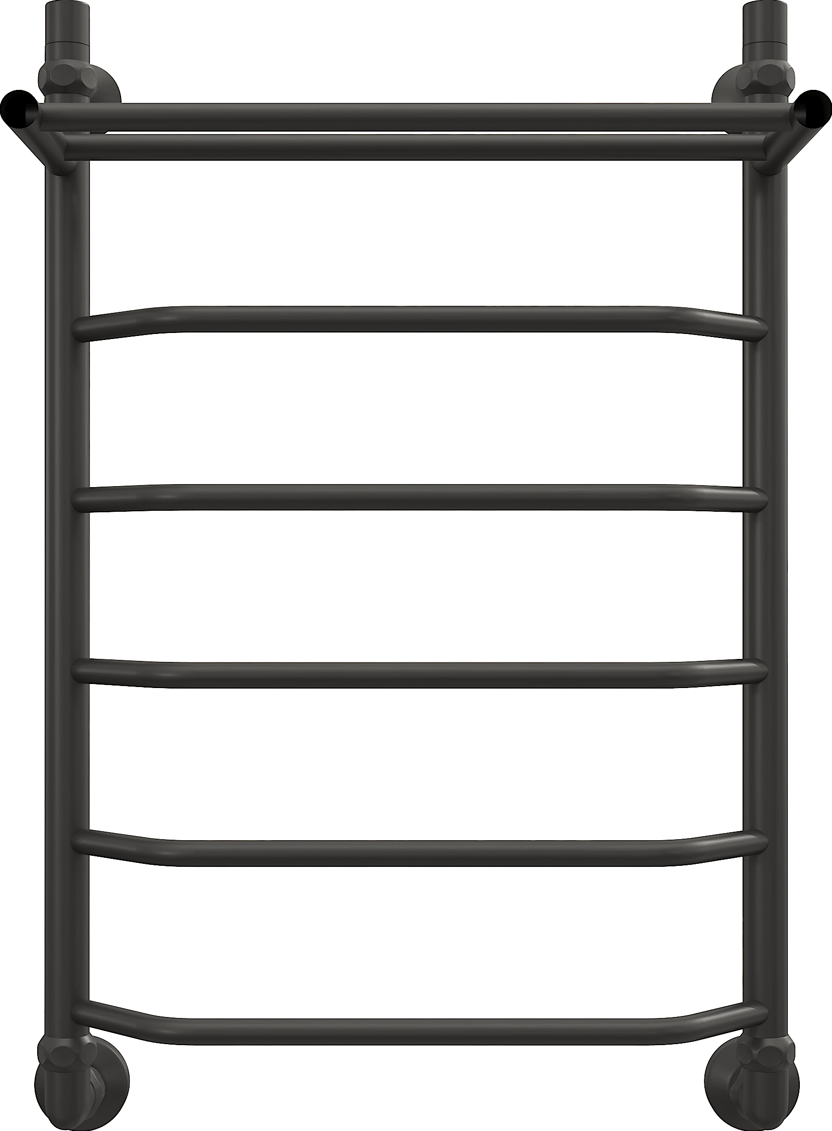 Полотенцесушитель водяной EWRIKA Сафо FТ 80х50 черный матовый