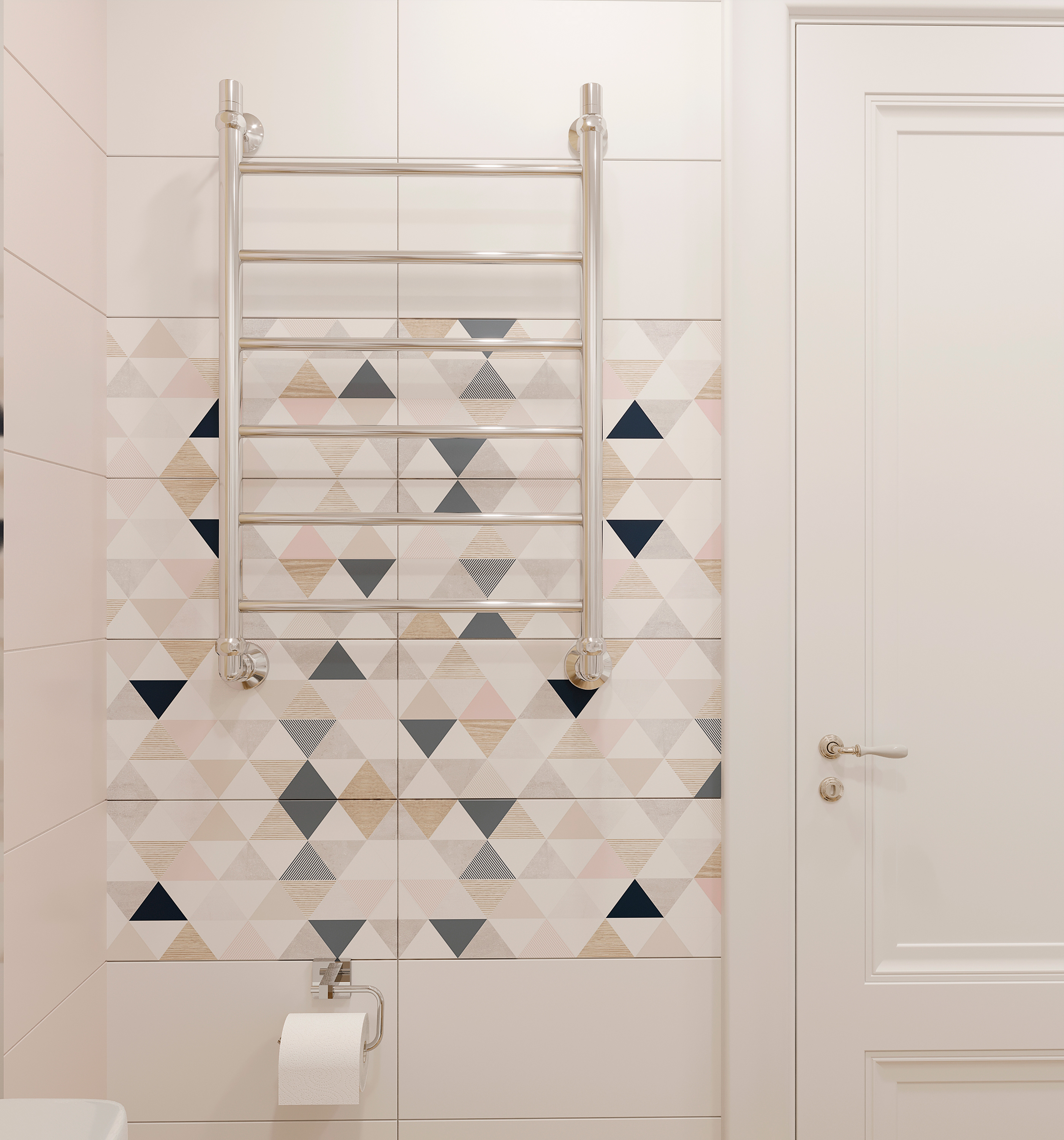 Полотенцесушитель водяной EWRIKA Сафо P 80х50, хром