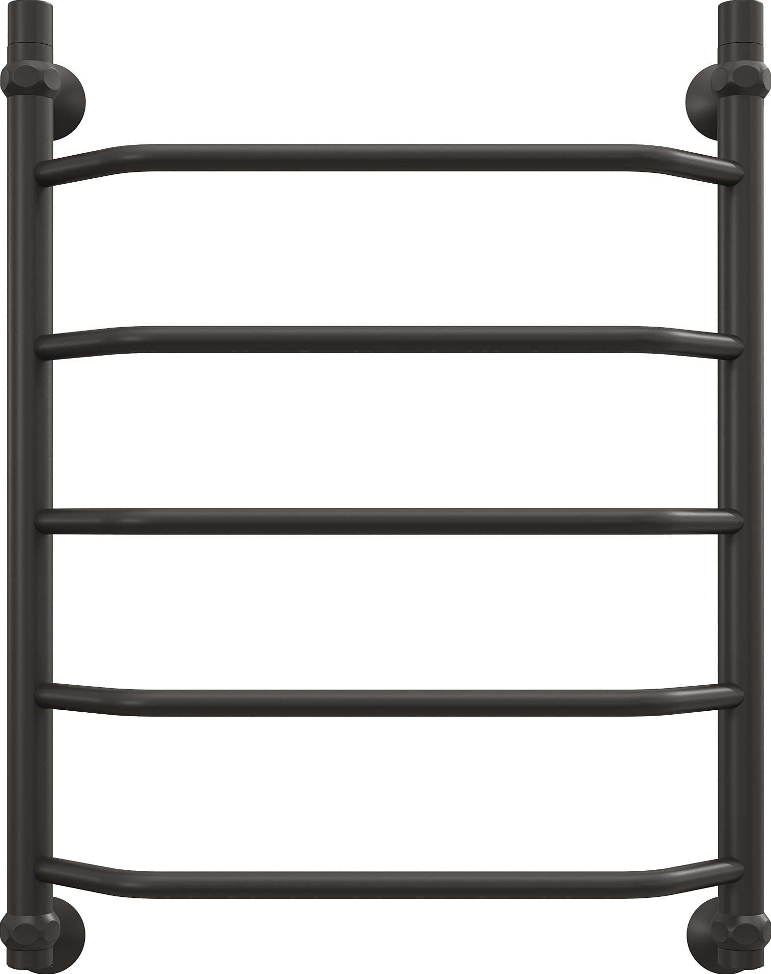 Полотенцесушитель водяной EWRIKA Сафо T 70х50, чёрный матовый