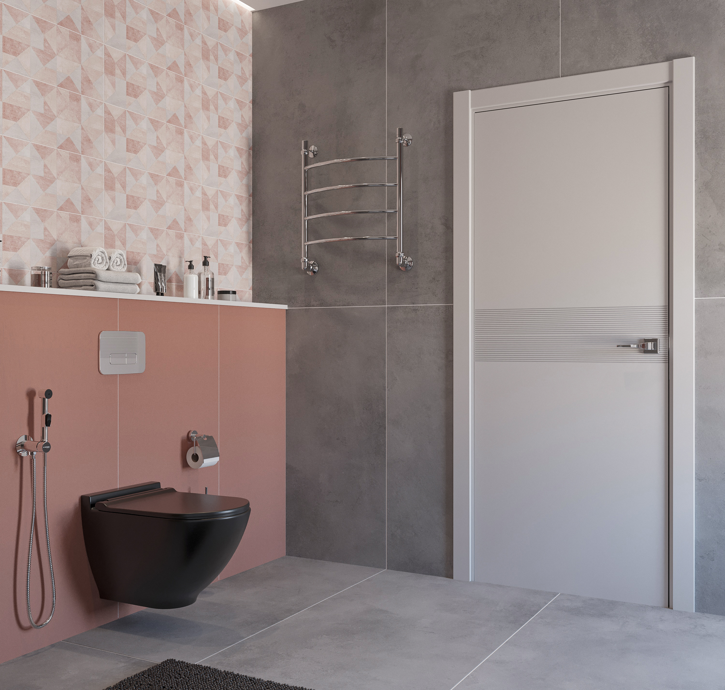 Полотенцесушитель водяной EWRIKA Сафо D 60х50, хром