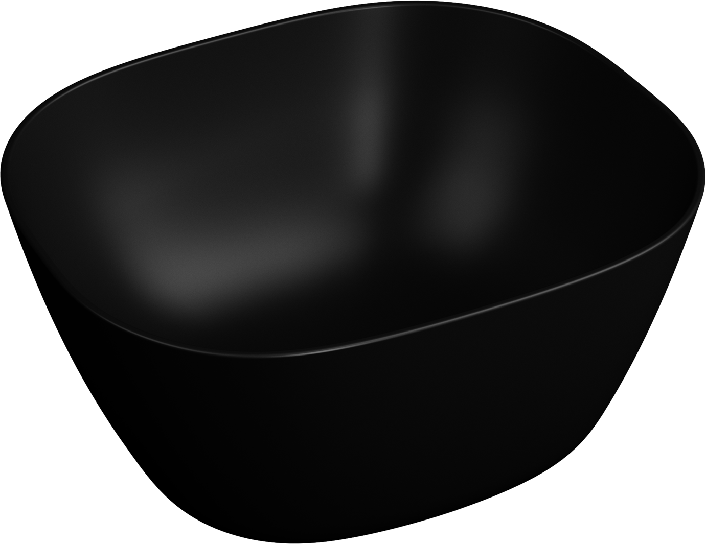 Раковина VitrA Plural 7811B483-0016 высокая, матовая чёрная