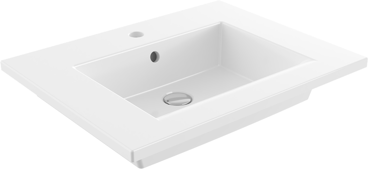 Раковина подвесная BOCCHI Milano 1161-001-0126 62 глянцевая белая, прямоугольная