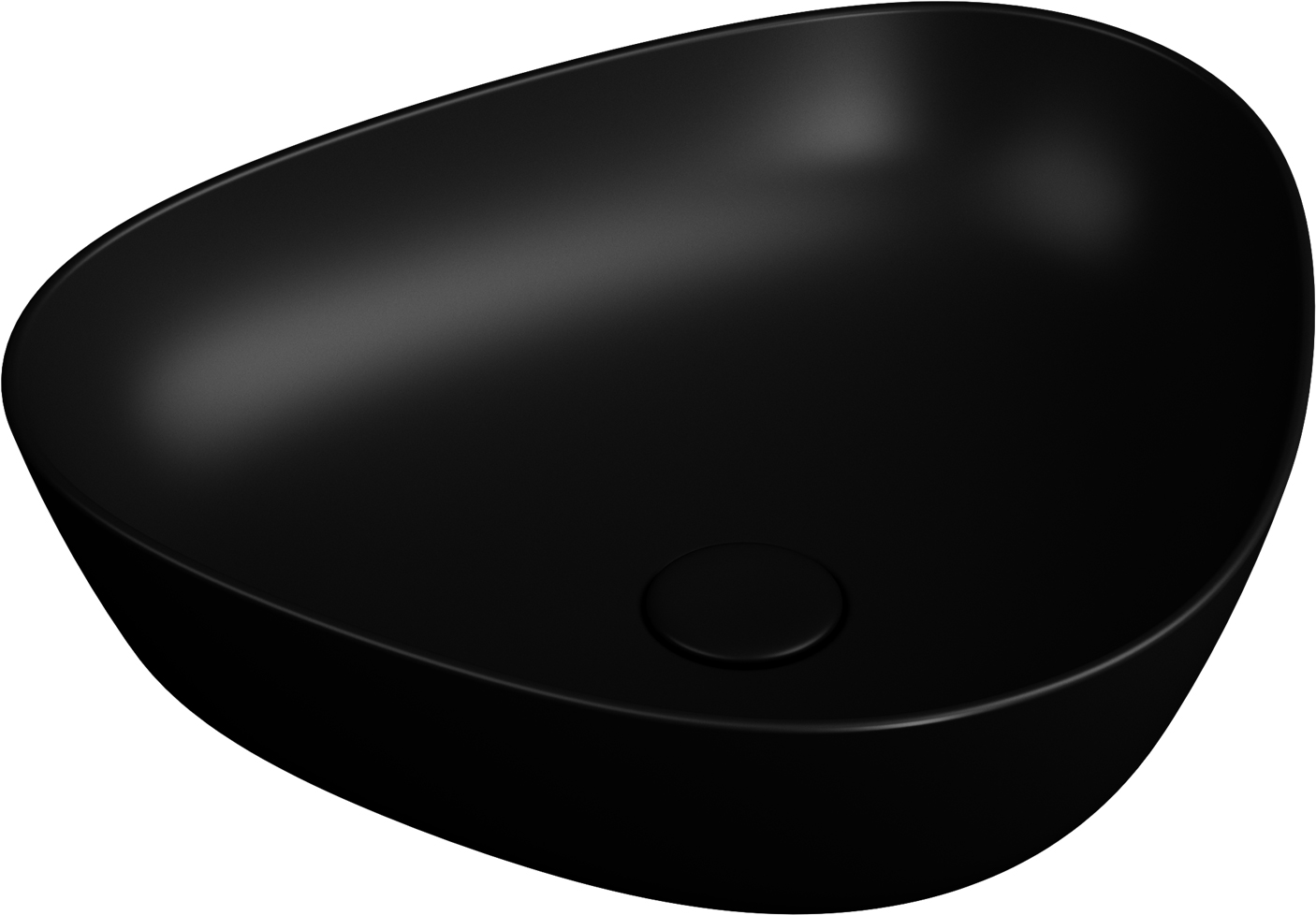 Раковина VitrA Plural 7812B483-0016 матовая чёрная