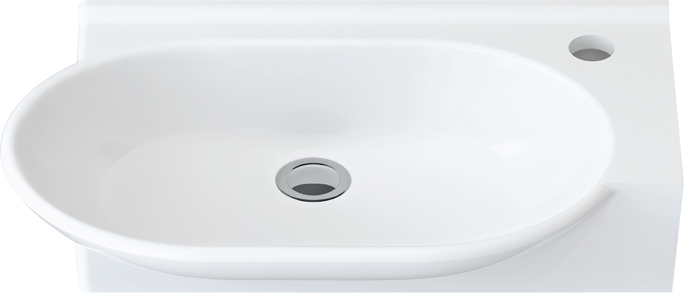 Раковина маленькая в туалет STWORKI накладная 50 K0201-2505