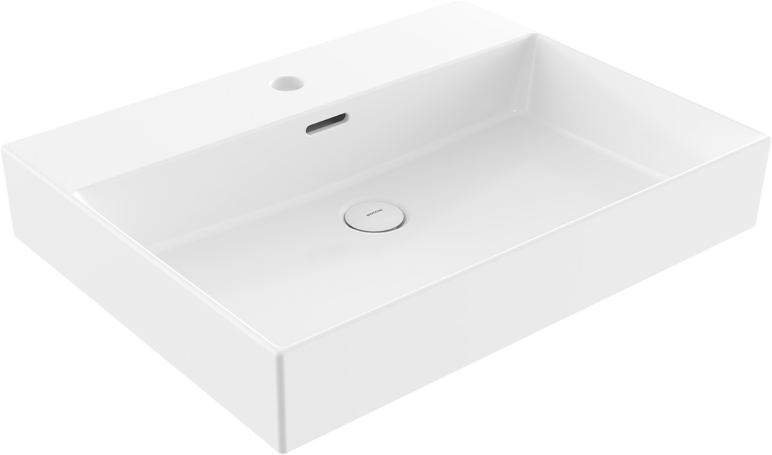 Накладная раковина BOCCHI Milano 1376-001-0126 61 глянцевая белая