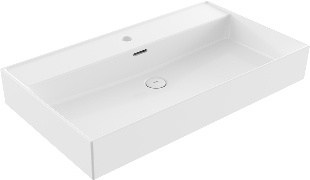 Накладная раковина BOCCHI Milano 1377-001-0126 глянцевая белая