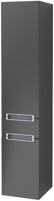 Шкаф-пенал Villeroy & Boch Subway 2.0 A70800PD черный матовый R