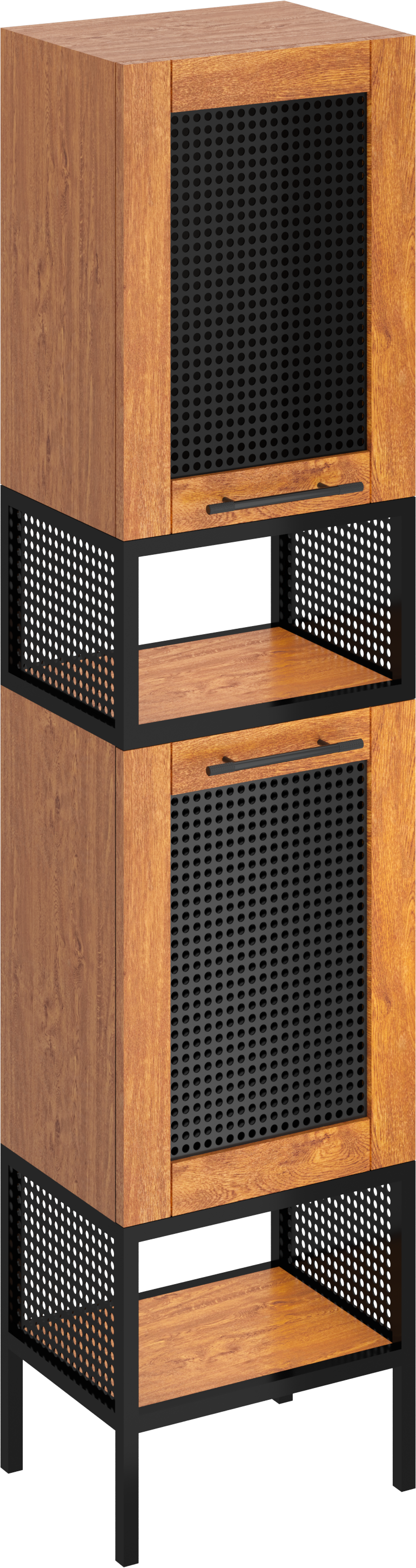 Шкаф-пенал для ванной Belinza Trellis грецкий орех