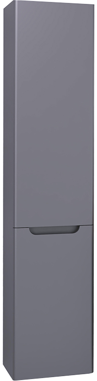 Шкаф-пенал для ванной STWORKI Берген 33, серый