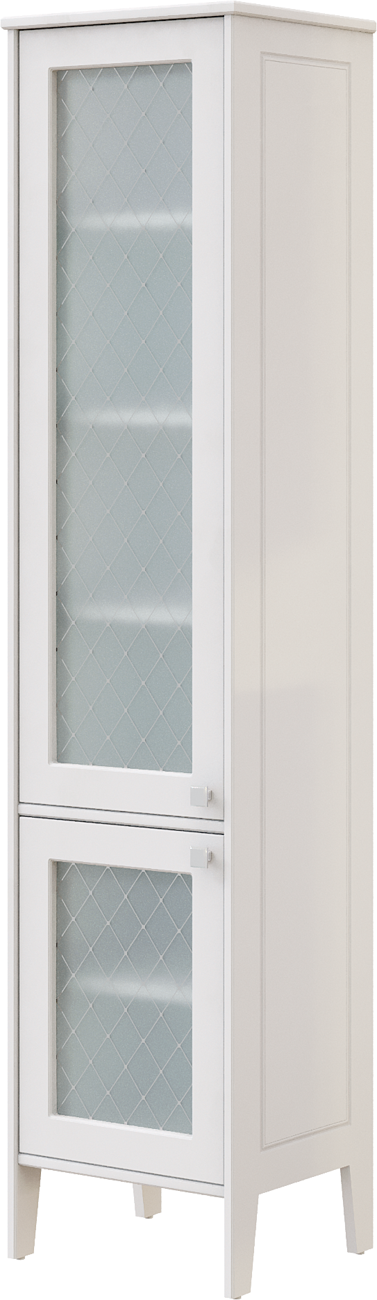 Шкаф пенал для ванной STWORKI Хельсингборг белый