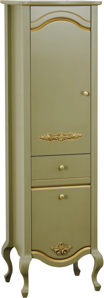 Шкаф-пенал Migliore Impero 28266 L oliva без ручек 110000₽