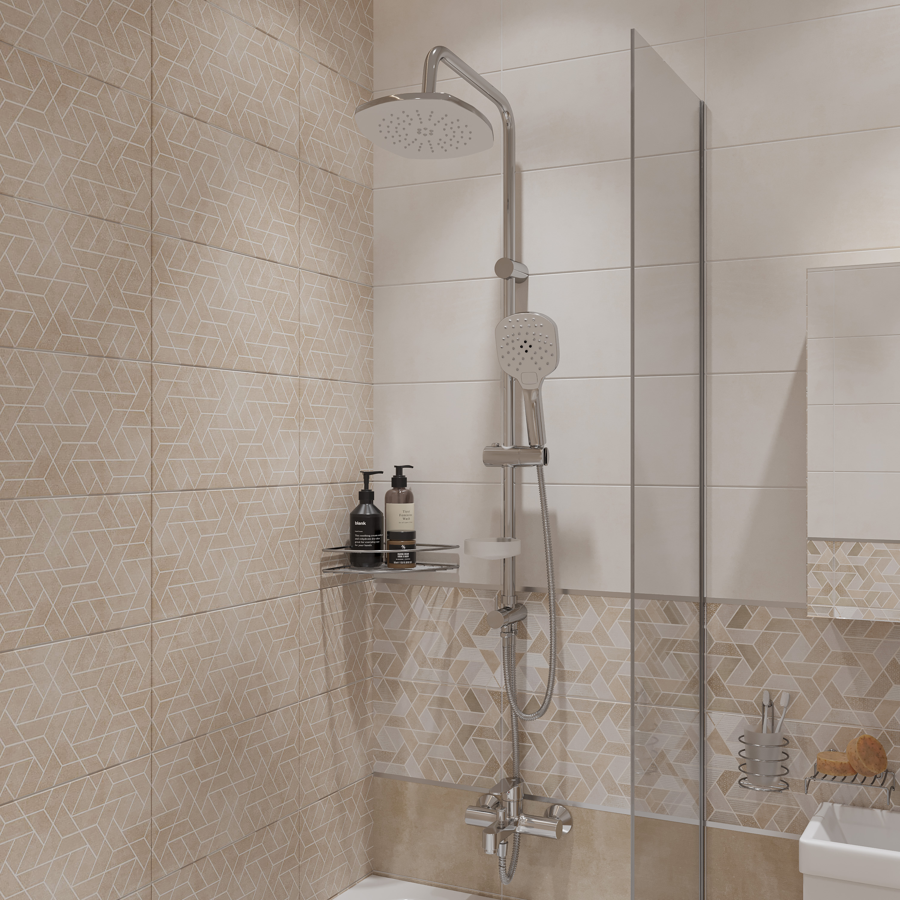 Шторка на ванну DIWO Ростов 4GW014 неподвижная, 40x150, хром купить в Тамбове