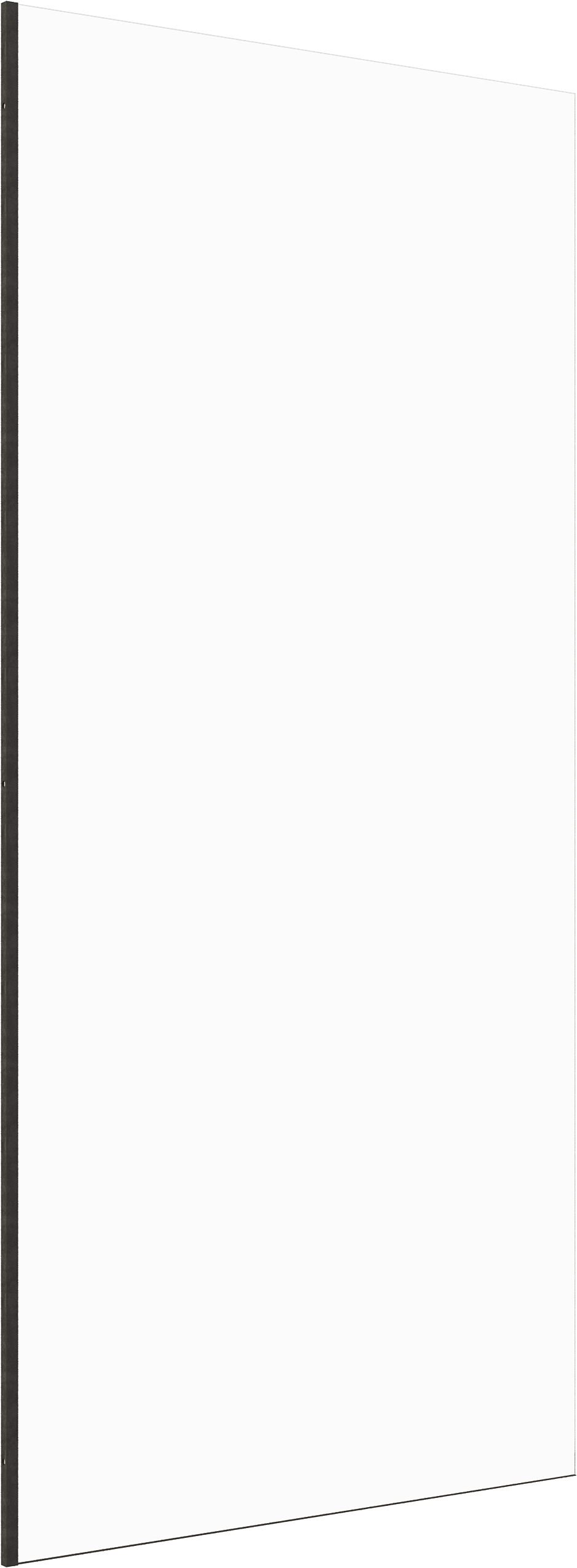 Шторка на ванну DIWO Ростов 4GW012 неподвижная, 70x150, черная матовая купить в Тамбове