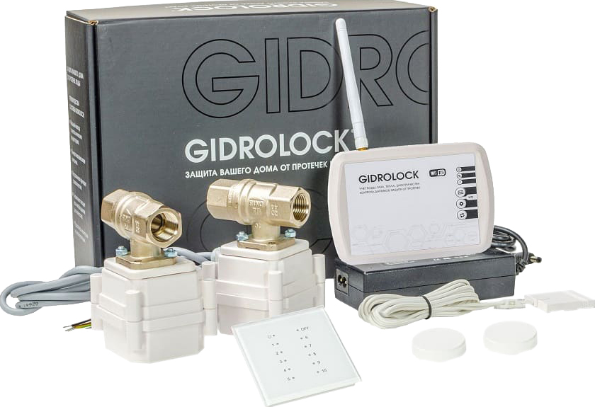 Система защиты от протечек Gidrolock Radio + Wi-Fi 1/2