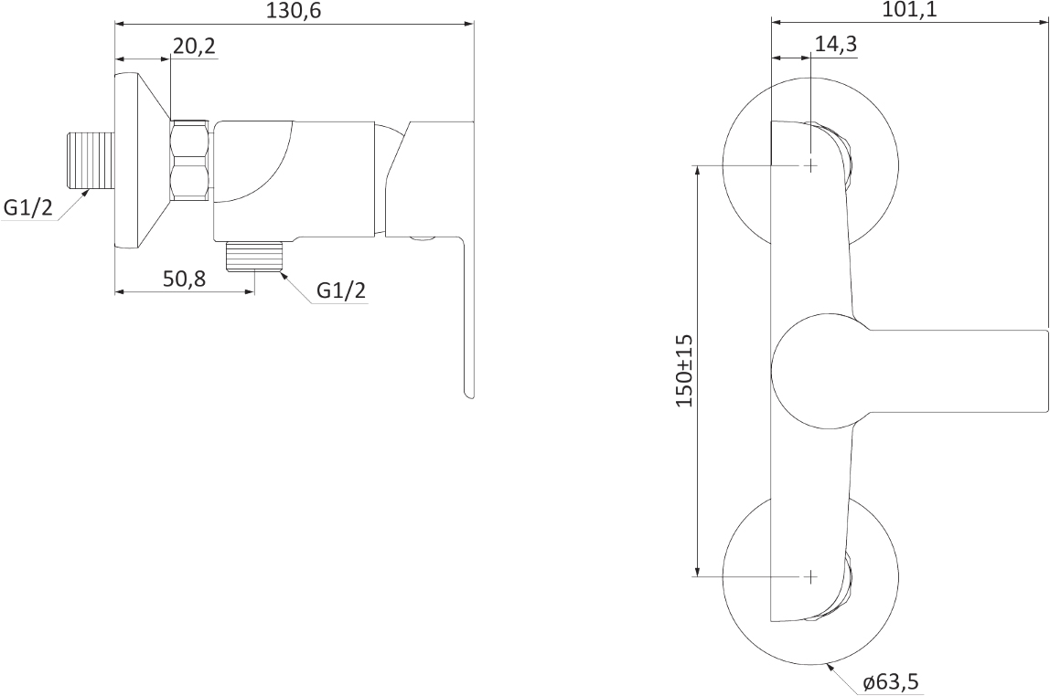 Смеситель для душа STWORKI Хельсинки HFHS20030 черный купить в Тамбове