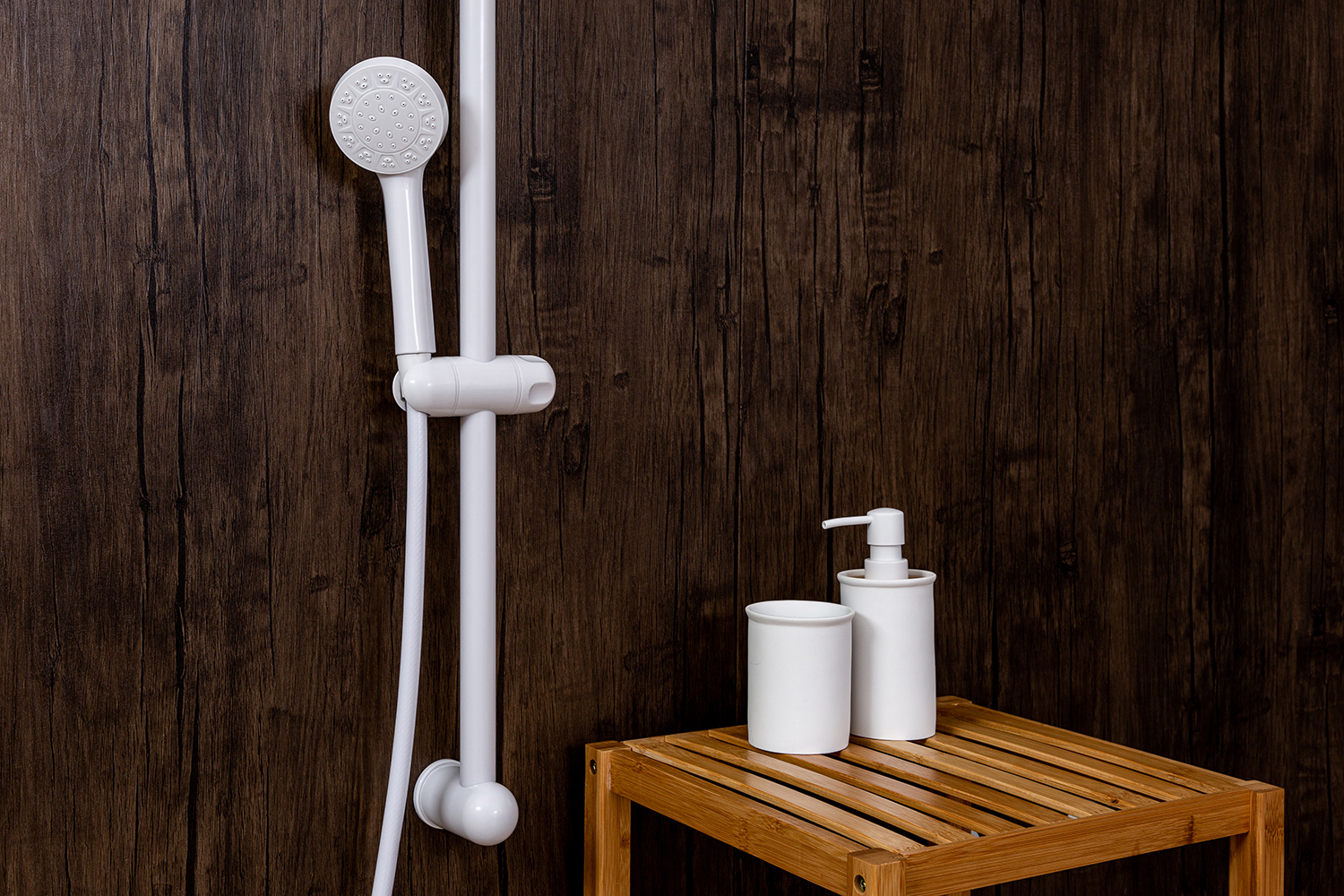 Смеситель для душа DIWO Смоленск BC674U5 + Душевой гарнитур DIWO Смоленск SM-05w белый купить в Тамбове