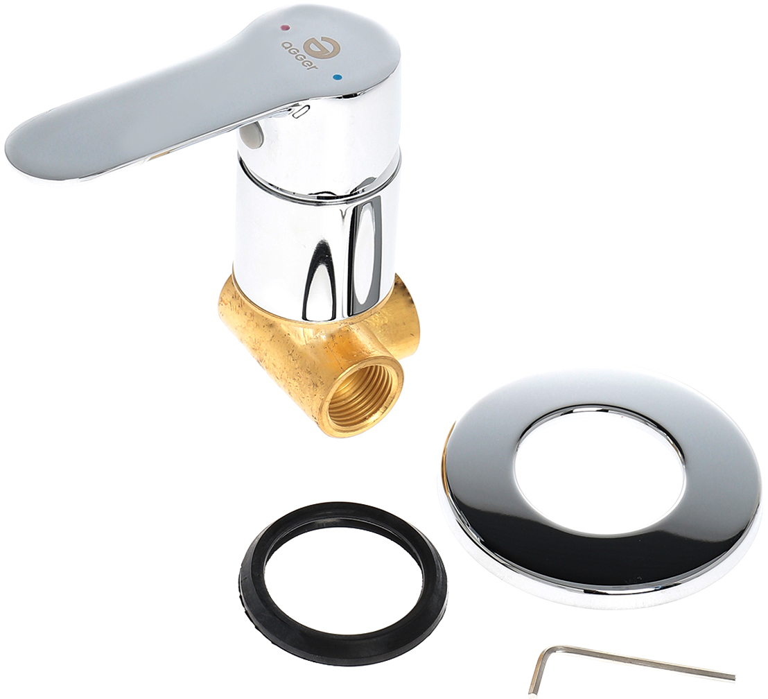 Встраиваемый смеситель для душа и ванны STWORKI Ноттвиль NO-07cr С ВНУТРЕННЕЙ ЧАСТЬЮ купить в Тамбове