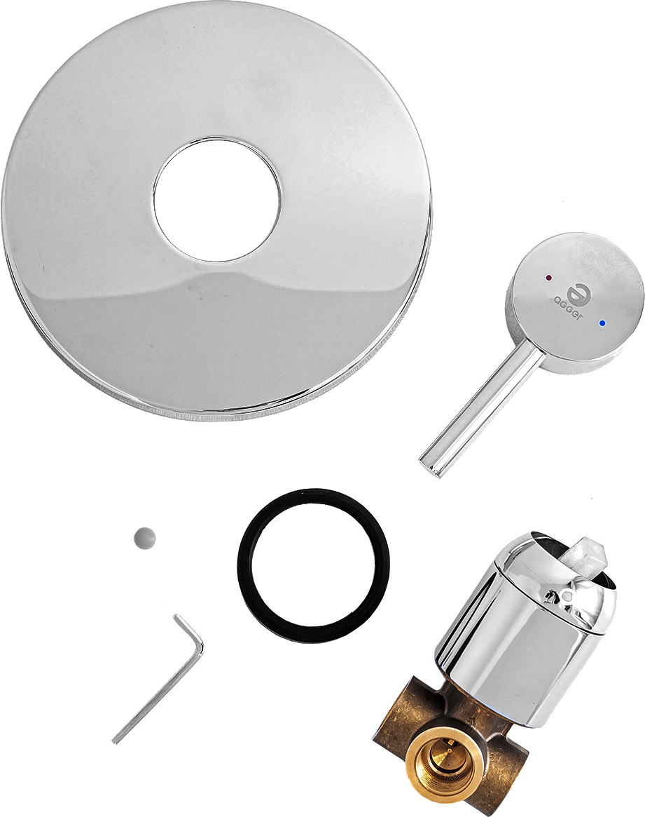 Встраиваемый смеситель для душа и ванны STWORKI Ольборг OL-07Sd С ВНУТРЕННЕЙ ЧАСТЬЮ купить в Тамбове