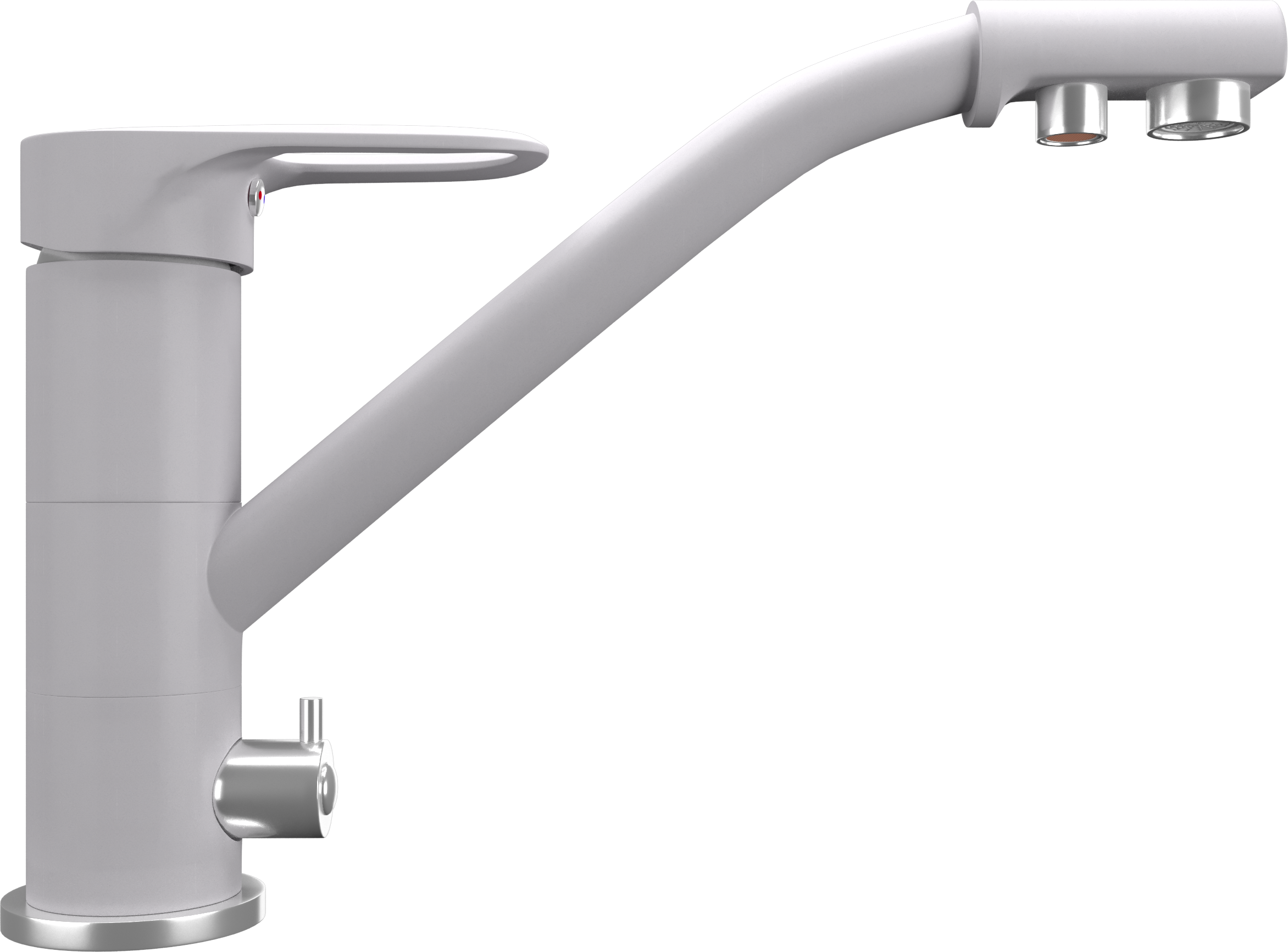 Смеситель для кухни Domaci Солерно UQ-010-04 платина