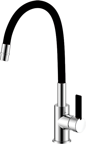 Смеситель Argo Klio 35-10L для кухонной мойки, черный