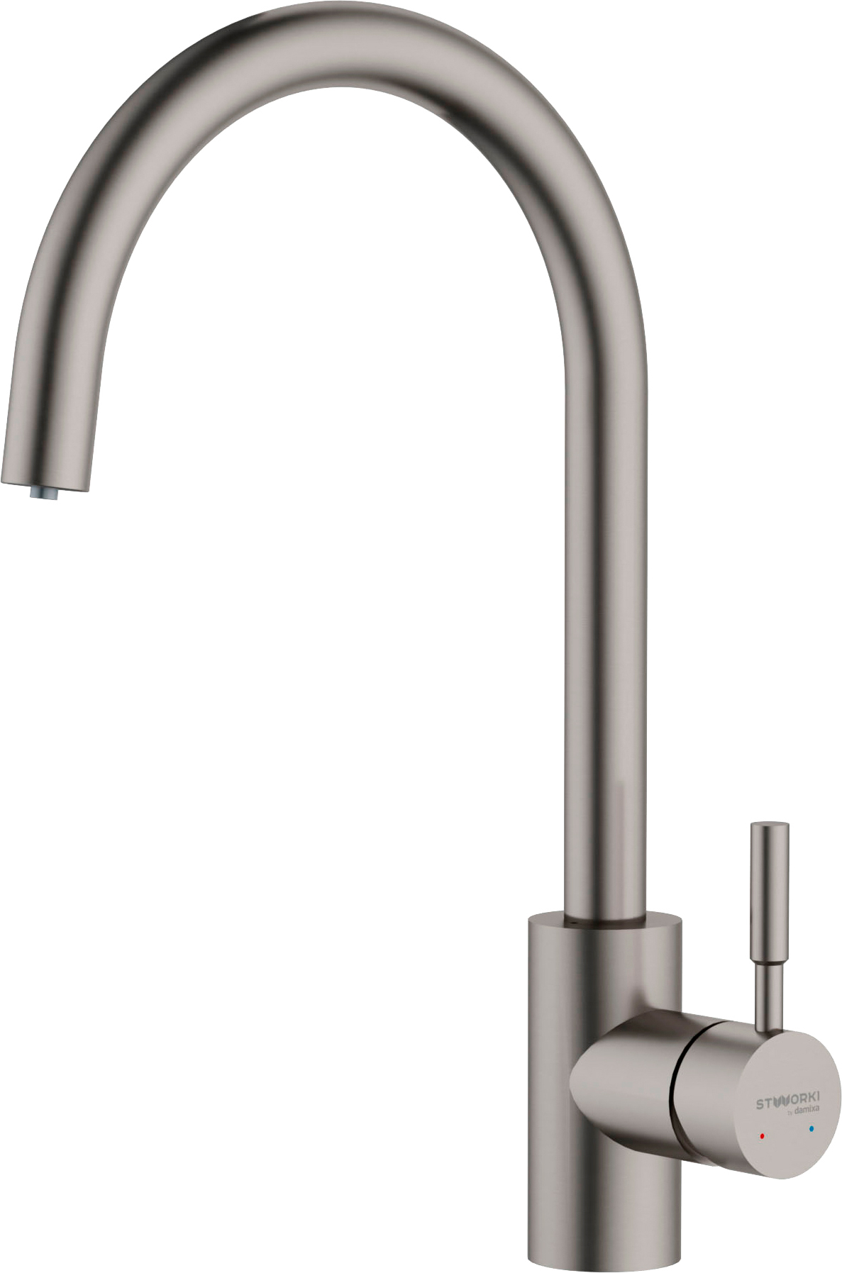 Смеситель для кухни STWORKI by Damixa HSTW07200 , никель с фильтром Аквафор Кристалл ECO H Pro купить в Тамбове