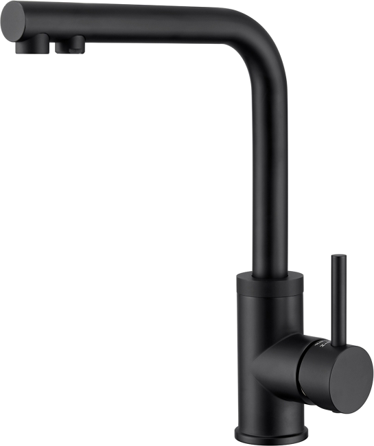 Смеситель для кухни Domaci Равенна ECB 7015 черный P